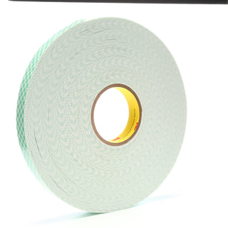 3M Double Coated Urethane Foam Tape 4016, Off White, 1 in x 36 yd, 62mil