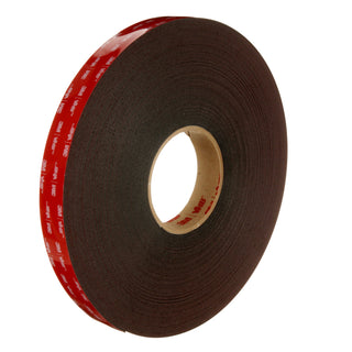 3M VHB Tape 5962, Black, 1 in x 36 yd, 62 mil