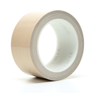 3M PTFE Film Tape 5498, Beige, 12 in x 36 yd, 4.2 mil