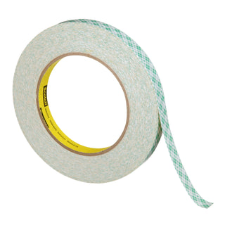 3M Double Coated Paper Tape 410M, Natural, 1/2 in x 36 yd, 5 mil