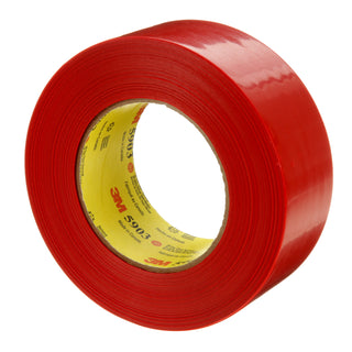 3M Outdoor Masking Poly Tape 5903, Red, 48 mm x 54.8 m, 7.5 mil, 24Roll/Case