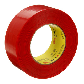 3M Outdoor Masking Poly Tape 5903, Red, 48 mm x 54.8 m, 7.5 mil, 24Roll/Case