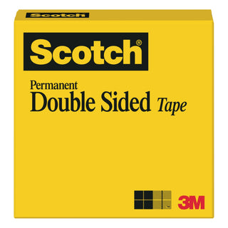 Scotch® Double Sided Tape 665, 1/2 in x 1296 in Boxed