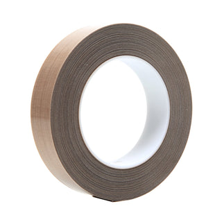 3M PTFE Glass Cloth Tape 5453, Brown, 1 in x 36 yd, 8.2 mil, 9 rollsper case