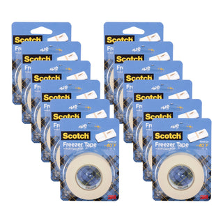 Scotch® Freezer Tape FT-1, 3/4 in x 1000 in 12 Rolls/Deal