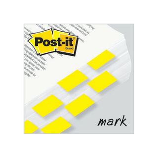 Post-it® Flags 680-YW2, 1 in. x 1.7 in. Canary Yellow 2 pk 6 pk/inner 24pk/cs