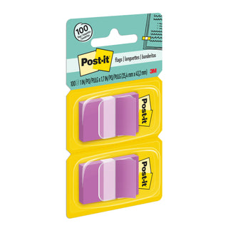 Post-it® Flags 680-PU2, 1 in. x 1.7 in. (2.54 cm x 4.31 cm) Purple, 2-pk