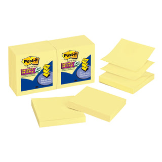 Post-it® Super Sticky Dispenser Pop-up Notes R330-12SSCY, 3 in x 3