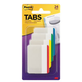 Post-it® Durable Tabs 686F-1, 2 in. x 1.5 in. (50.8 mm x 38 mm) Beige,Green