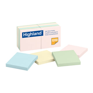 Highland Notes 6549A, 3 in x 3 in (7.62 cm x 7.62 cm)