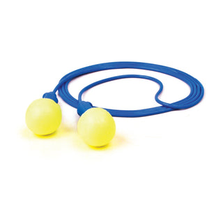 3M E-A-R Push-Ins Earplugs 318-1003, Corded, Poly Bag