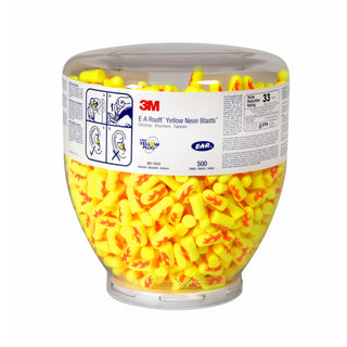 3M E-A-Rsoft Yellow Neon Blasts One Touch Dispenser Refill 391-1010,Regular Size