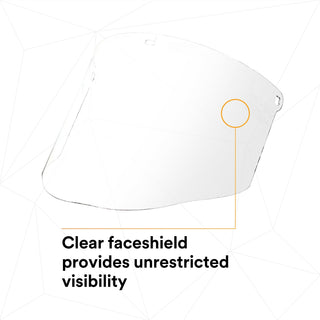 3M Total Performance Polycarbonate Clear Faceshield Window WCP9682600-00000 10