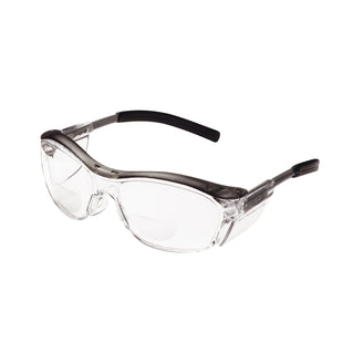 3M Nuvo Protective Eyewear 11435-00000-20 Clear Lens, Grey Frame