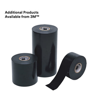 3M Scotchrap Vinyl Corrosion Protection Tape 50, 4 in x 100 ft,Unprinted, Black