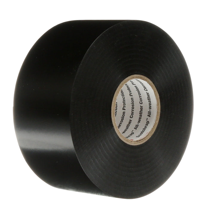 3M Scotchrap Vinyl Corrosion Protection Tape 50, 6 in x 100 ft,Unprinted, Black