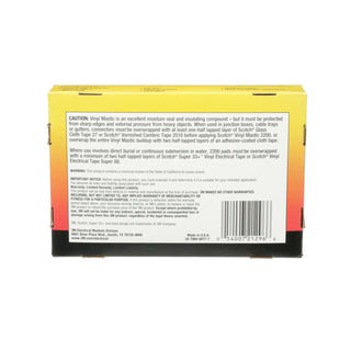 Scotch® Vinyl Mastic Pad 2200, 6-1/2 in x 4-1/2 in, Black, 10pads/carton