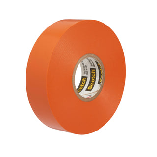 Scotch® Vinyl Color Coding Electrical Tape 35, 1/2 in x 20 ft, Orange