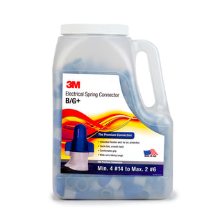 3M Performance Plus Wire Connector B/G+JUG, 250 per Jug