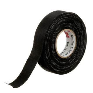 3M Temflex Cotton Friction Tape 1755, 3/4 in x 60 ft, Black