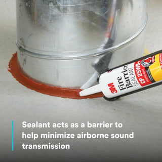 3M Fire Barrier Sealant CP 25WB+, Red, 27 fl oz Cartridge