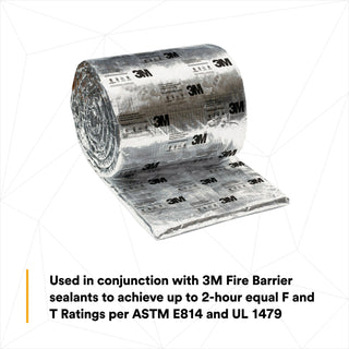 3M Fire Barrier Duct Wrap 615+, 24 in x 25 ft