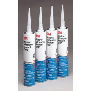 3M Marine Adhesive Sealant 5200, White, 3 oz Tube