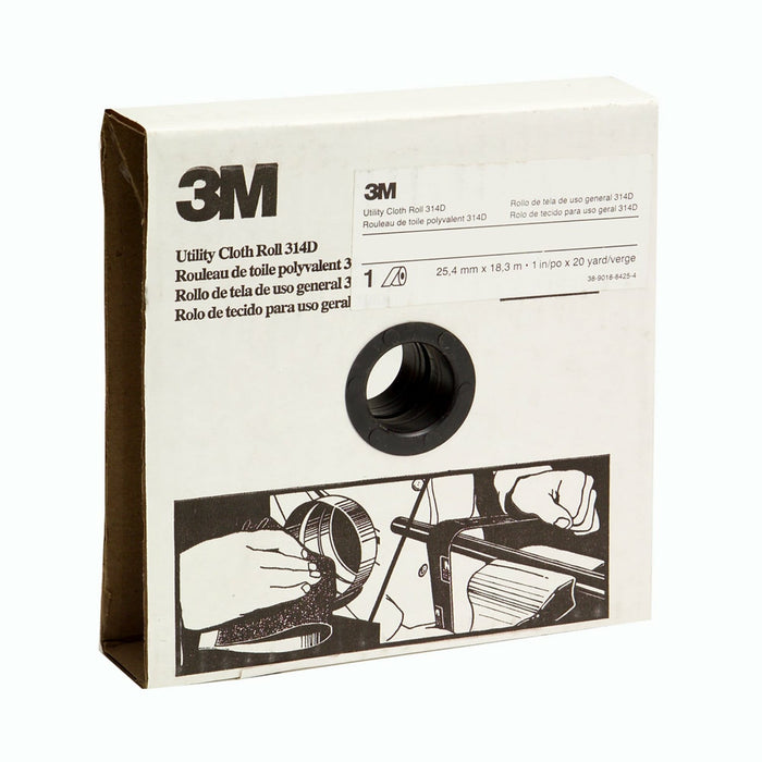 3M Utility Cloth Roll 314D, P240 J-weight, 1-1/2 in x 20 yd