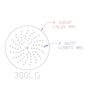 3M Xtract Film Disc 360L, P500 3MIL, 3 in, Die 300LG, 100/Carton