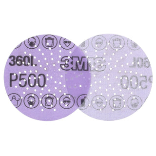 3M Xtract Film Disc 360L, P500 3MIL, 3 in, Die 300LG, 100/Carton