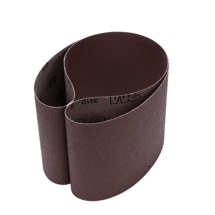 3M Cloth Belt 341D, 80 X-weight, 6 in x 60 in, Lap Skived, Single-flex