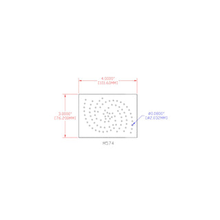 3M Hookit Clean Sanding Sheet 236U, P150 C-weight, 3 in x 4 in, Die
M574