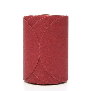 3M Red Abrasive Stikit Disc, 01116, 6 in, P80, 100 discs per roll