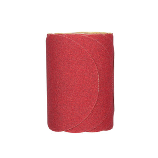 3M Red Abrasive Stikit Disc, 01116, 6 in, P80, 100 discs per roll