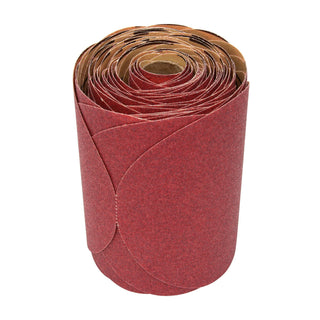 3M Red Abrasive Stikit Disc, 01116, 6 in, P80, 100 discs per roll