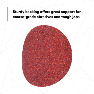 3M Hookit Red Abrasive Disc, 01262, 6 in, 40, 25 discs per carton