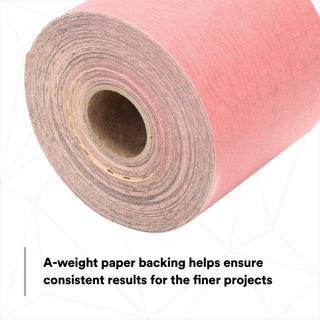 3M Red Abrasive Stikit Sheet Roll, 01681, P400, 2-3/4 in x 25 yd