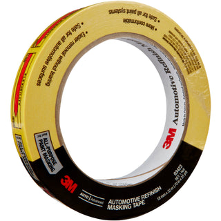 3M Automotive Refinish Masking Tape, 03423, 18 mm x 32 m