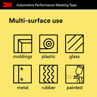 3M Automotive Refinish Masking Tape, 03425, 36 mm x 32 m