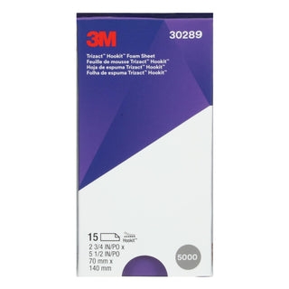 3M Trizact Hookit Finishing Foam Sheet 30289, 5000, 2-3/4 in x 5-1/2 in