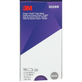 3M Trizact Hookit Finishing Foam Sheet 30289, 5000, 2-3/4 in x 5-1/2 in