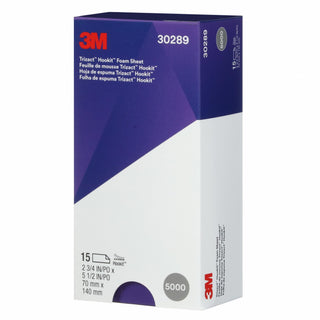 3M Trizact Hookit Finishing Foam Sheet 30289, 5000, 2-3/4 in x 5-1/2 in