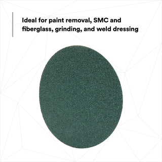 3M Green Corps Hookit Disc, 00525, 8 in, 36, 25 discs per carton