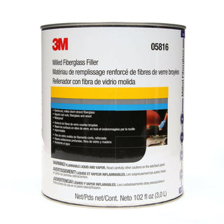 3M Milled Fiberglass Body Filler, 05816, 1 gal