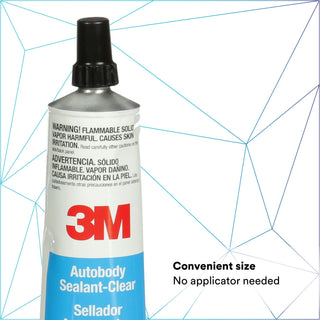 3M Ultrapro Autobody Sealant, 08302, Clear, 5 oz Tube