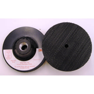 3M Disc Pad Holder 914, 4 in x 1/8 in x 3/8 in x 5/8 in-11 Internal