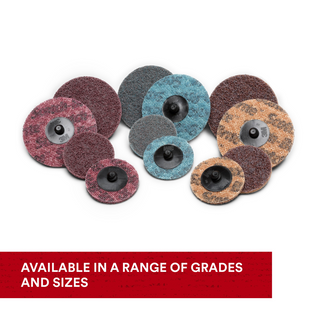 Scotch-Brite Roloc Surface Conditioning Disc, SC-DM, A/O Coarse, TSM,
2 in
