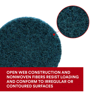 Scotch-Brite Roloc Surface Conditioning Disc, SC-DM, A/O Coarse, TSM,
2 in