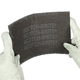 Scotch-Brite Hand Pad 7448, 37448, HP-HP, SiC Ultra Fine, Gray, 9 in x 6 in