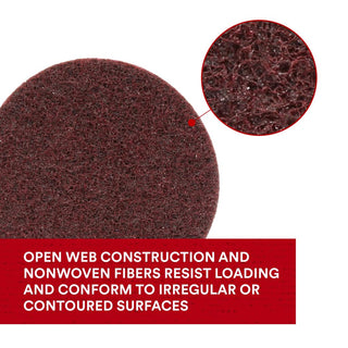 Scotch-Brite Surface Conditioning Disc, SC-DH, A/O Medium, 7 in x
7/8in